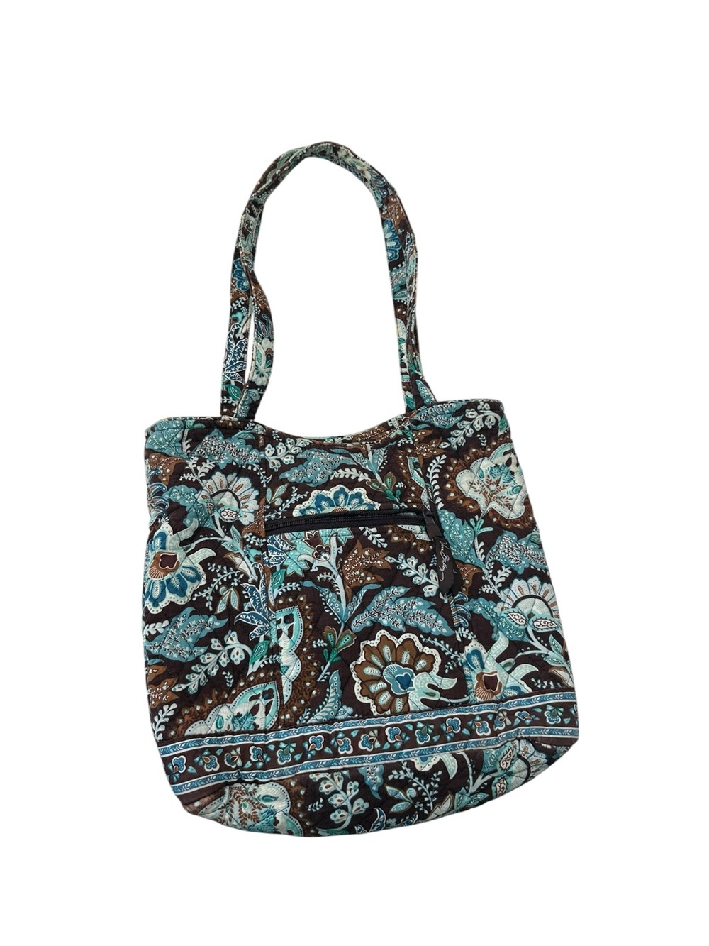 Vera Bradley Java Blue Tote Bag Spring 2006 Retired